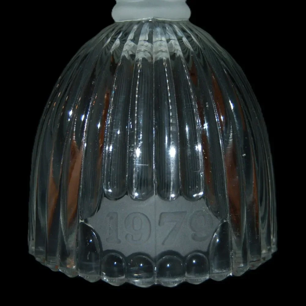 Goebel Western Germany Glass Praying Child / Boy Collectible Bell 1979 - Signed